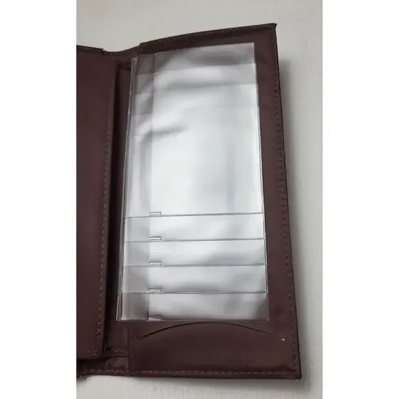 BUXTON Wallet Framed Clutch Coin Organizer Faux Leather NEW - Picture 3 of 5